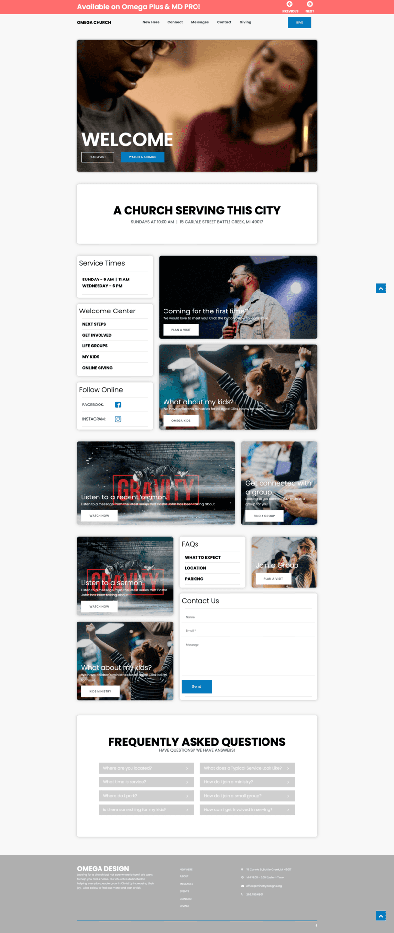 church website template 5